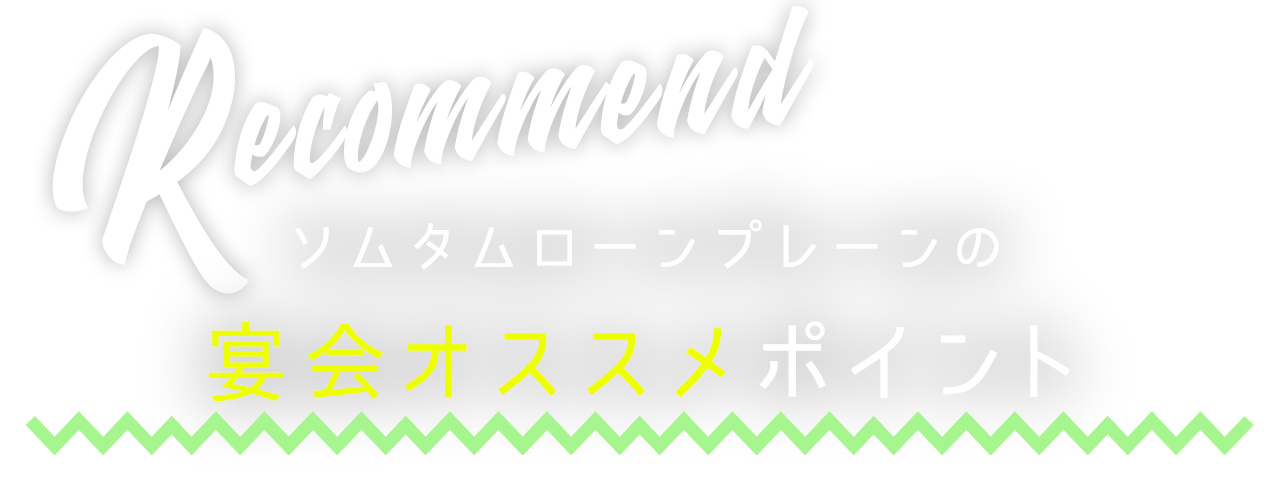 ソムタムローンプレーンの宴会オススメポイント